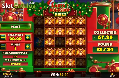 Скрин3. Santa's Workshop Mines слот