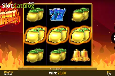 Скрин3. Devil's Fruit Inferno слот