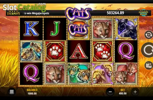 Скрин2. Cats MegaJackpots слот