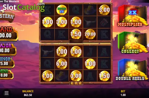 Скрин3. Cash Eruption The Western слот