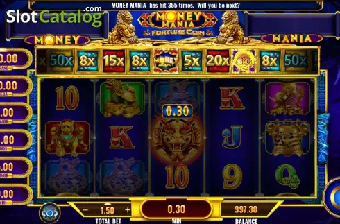 Скрин3. Money Mania Fortune Coin слот