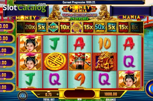 Скрин2. Money Mania Triple Fortune Dragon Unleashed слот