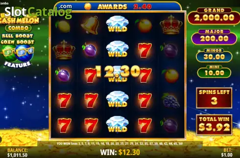 Скрин3. Cash Melon Combo слот
