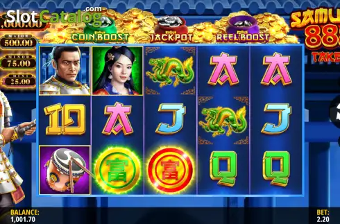 Скрин2. Samurai 888 Takeo слот