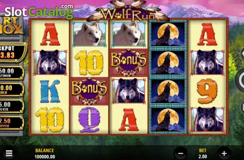 Скрин2. Fort Knox Wolf Run слот