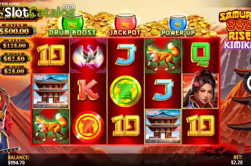 Скрин2. Samurai 888 Rise Kimiko слот