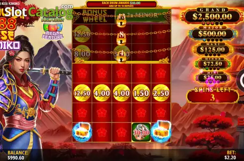 Скрин3. Samurai 888 Rise Kimiko слот