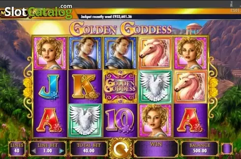 Скрин3. Golden Goddess Mega Jackpots слот