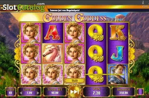 Скрин4. Golden Goddess Mega Jackpots слот