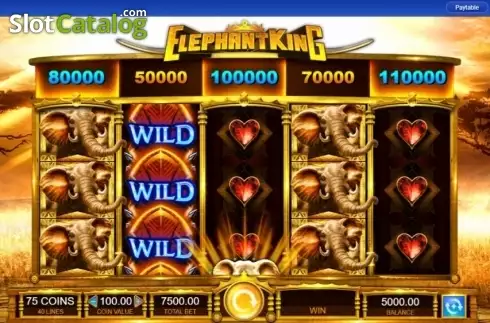 Скрин2. Elephant King слот