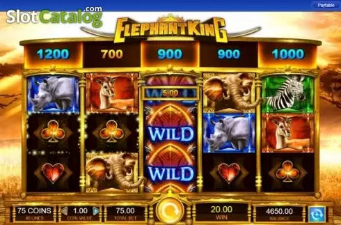 Скрин4. Elephant King слот