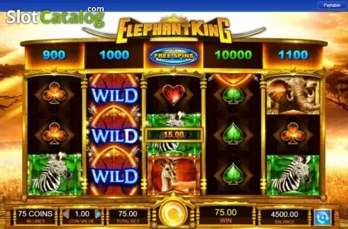 Скрин5. Elephant King слот