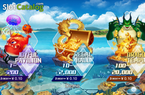 Скрин2. Dragonball Fishing слот