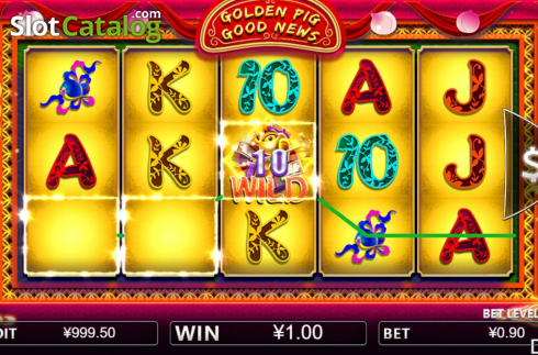 Скрин5. Golden Pig Good News слот