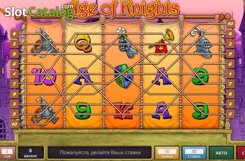 Скрин2. Age of Knights слот