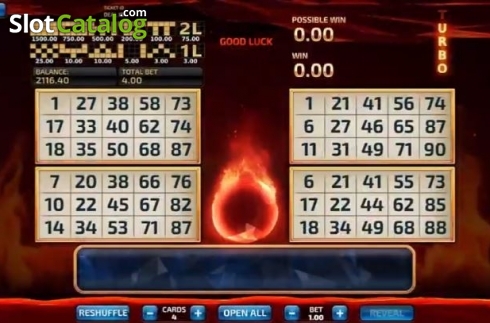 Скрин2. Bingo Firestorm слот