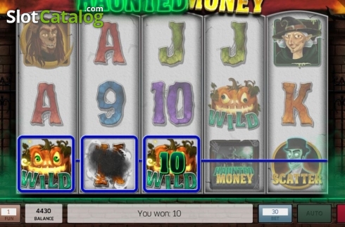 Скрин3. Haunted Money слот