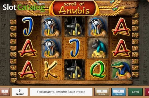 Скрин2. Scroll Of Anubis слот