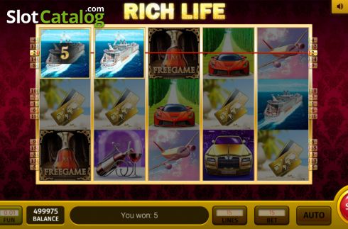 Скрин4. Rich Life (InBet Games) слот