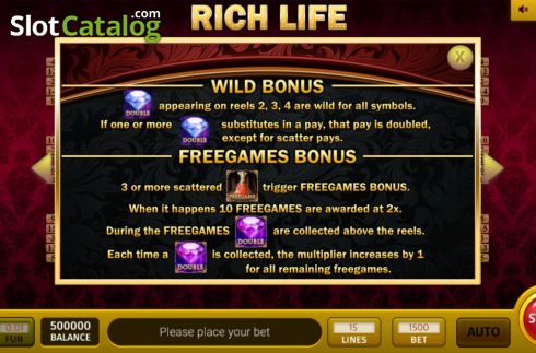Скрин6. Rich Life (InBet Games) слот