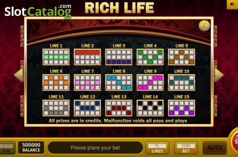 Скрин7. Rich Life (InBet Games) слот