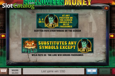 Скрин6. Halloween Money слот