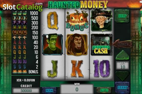 Скрин2. Haunted Money 3x3 слот
