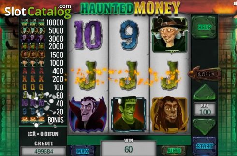 Скрин5. Haunted Money 3x3 слот