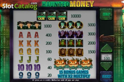 Скрин6. Haunted Money 3x3 слот