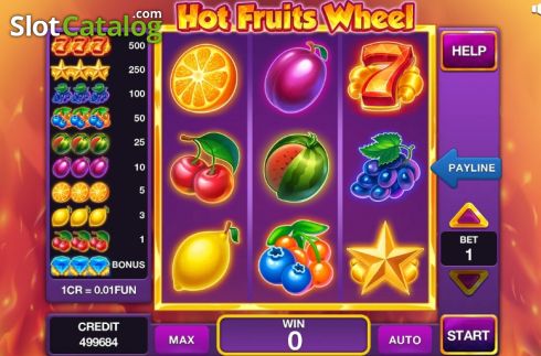 Скрин2. Hot Fruits Wheel 3x3 слот