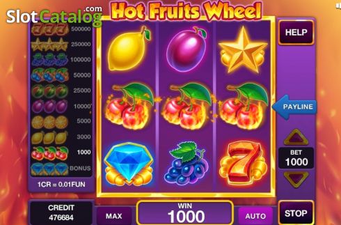 Скрин4. Hot Fruits Wheel 3x3 слот