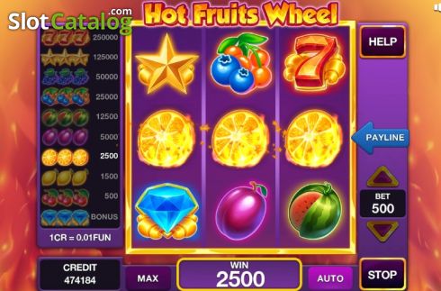 Скрин5. Hot Fruits Wheel 3x3 слот