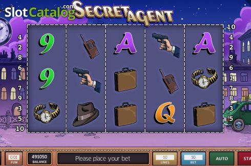 Скрин2. Secret Agent (InBet Games) слот