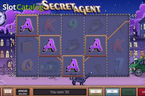 Скрин3. Secret Agent (InBet Games) слот