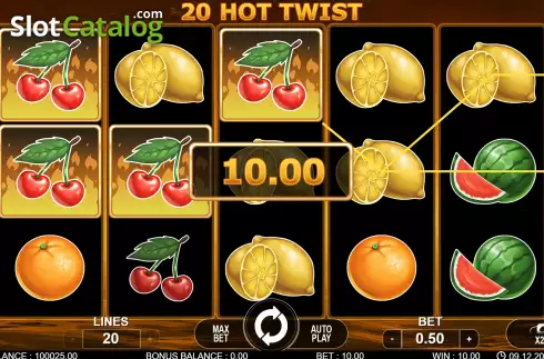 Скрин3. 20 Hot Twist слот