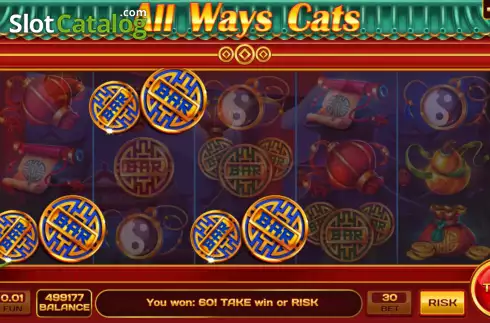 Скрин4. All Ways Cats слот