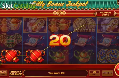 Скрин3. Kitty Bonus Jackpot слот