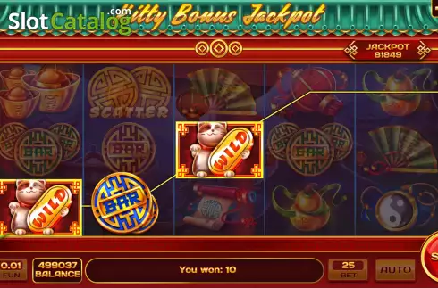 Скрин4. Kitty Bonus Jackpot слот
