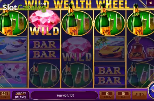 Скрин4. Wild Wealth Wheel слот