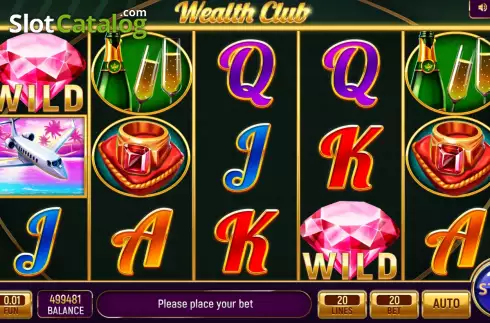Скрин3. Wealth Club слот
