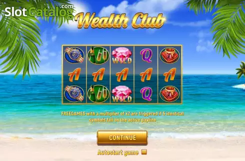 Скрин2. Wealth Club слот