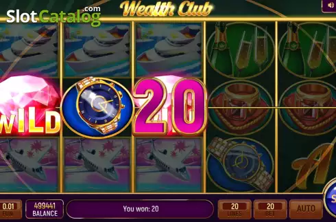 Скрин4. Wealth Club слот