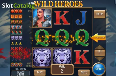 Скрин3. Wild Heroes 3x3 слот
