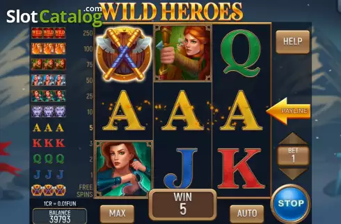 Скрин4. Wild Heroes 3x3 слот