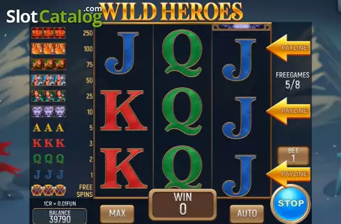 Скрин6. Wild Heroes 3x3 слот
