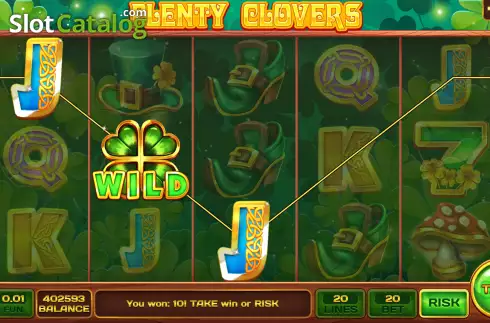 Скрин3. Plenty Clovers слот