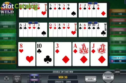 Скрин7. Poker 7 Deuces Wild слот