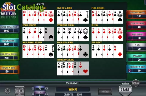 Скрин9. Poker 7 Deuces Wild слот