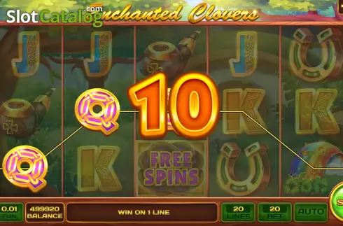 Скрин3. Enchanted Clovers слот