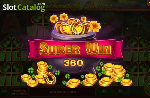 Скрин4. Enchanted Clovers слот
